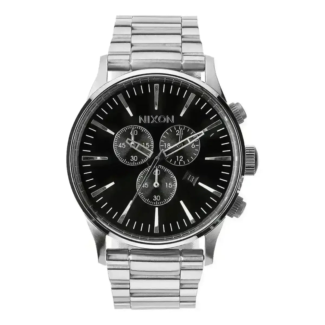 NIXON SENTRY CHRONO WATCH Black 