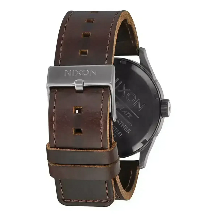 NIXON SENTRY LEATHER WATCH 