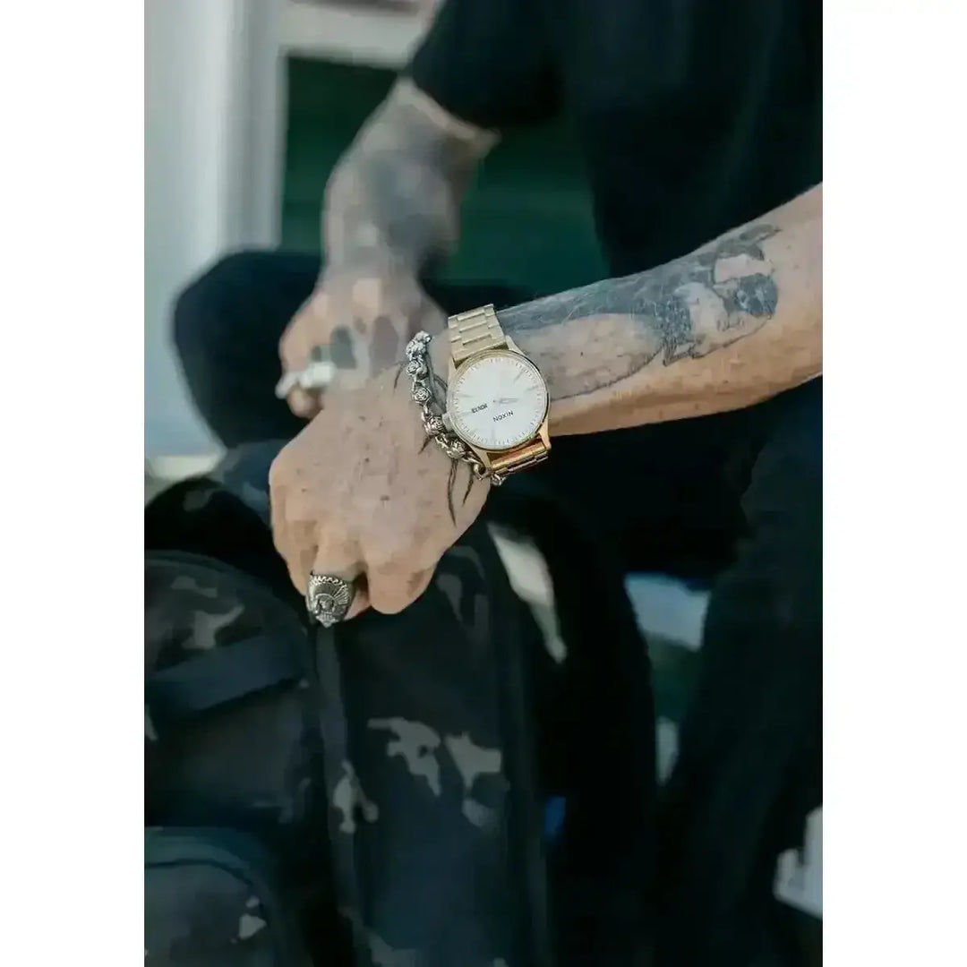 NIXON SENTRY STAINLESS STEEL WATCH 