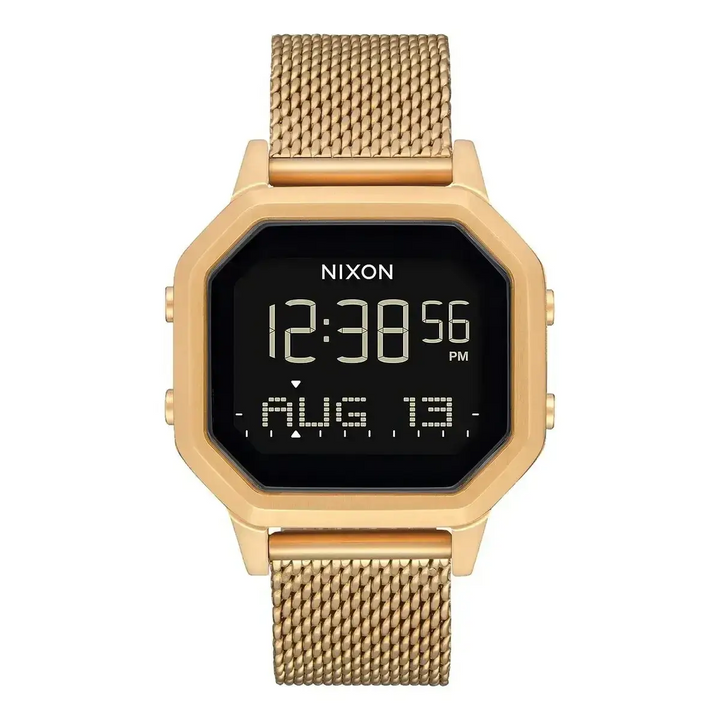 NIXON SIREN MILANESE WATCH All Gold 