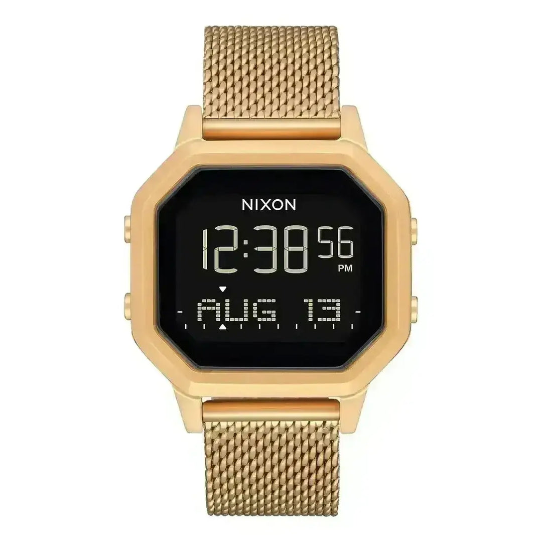 NIXON SIREN MILANESE WATCH All Gold 