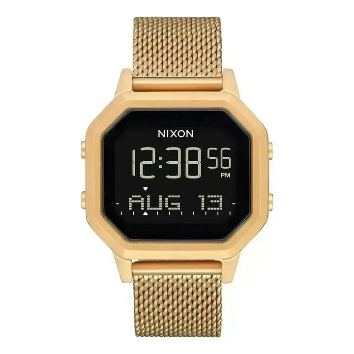 NIXON SIREN MILANESE WATCH All Gold 
