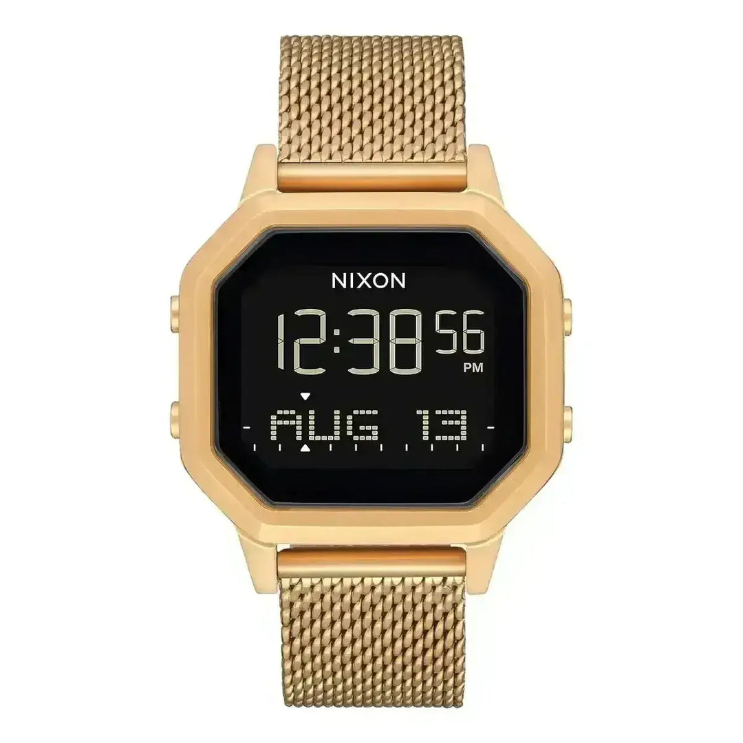 NIXON SIREN MILANESE WATCH All Gold 