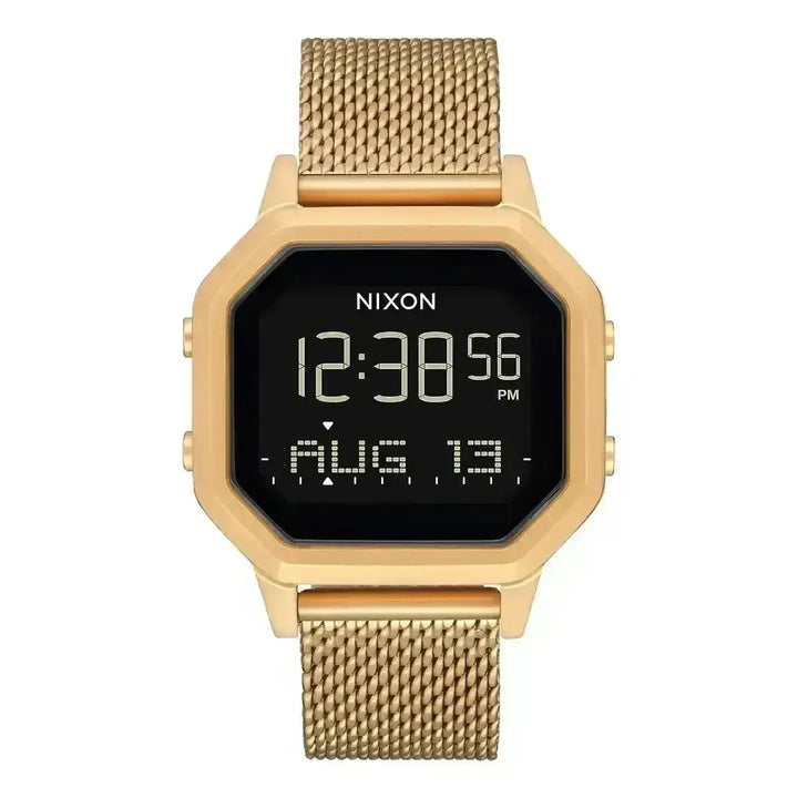 NIXON SIREN MILANESE WATCH All Gold 
