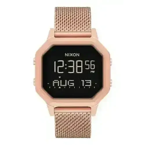 NIXON SIREN MILANESE WATCH AllRseGld 