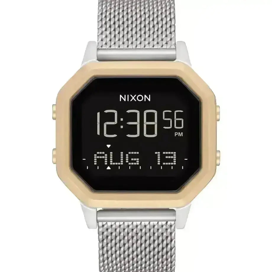 Nixon Siren Milanese Watch Silver / Light Gold 