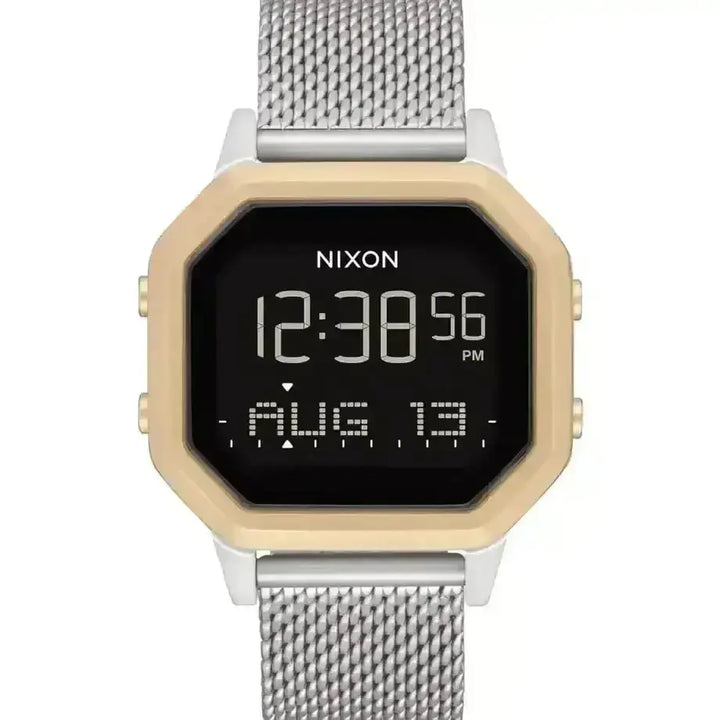 Nixon Siren Milanese Watch Silver / Light Gold 