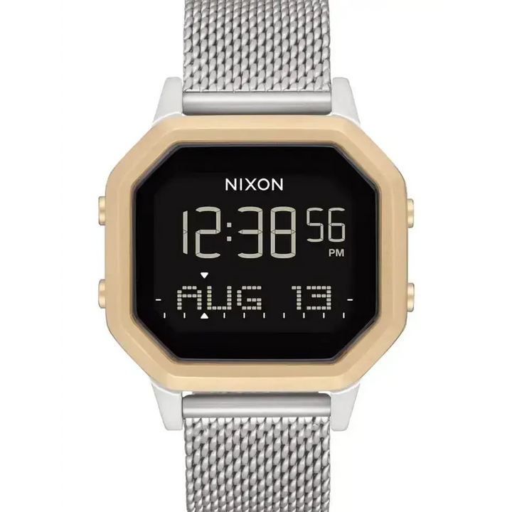 Nixon Siren Milanese Watch Silver / Light Gold 