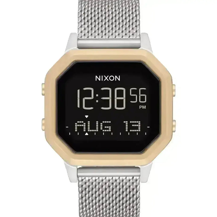 Nixon Siren Milanese Watch Silver / Light Gold 