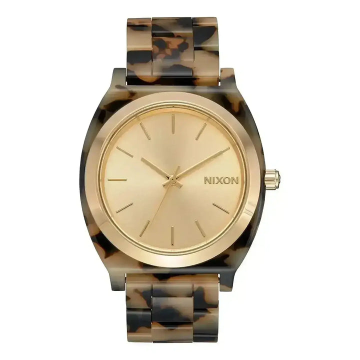 Nixon Time Teller Acetate Watch Cream Tortoise 