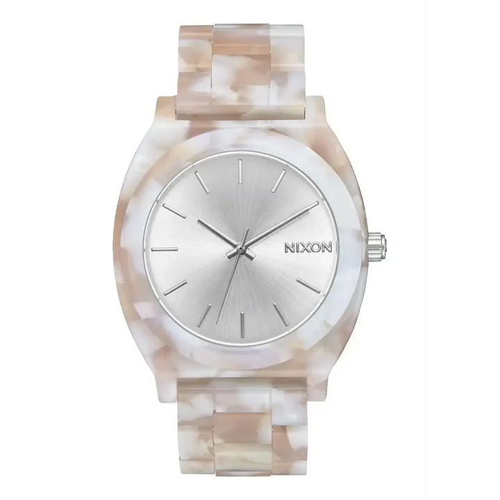 Nixon Time Teller Acetate Watch Pink / Silver 