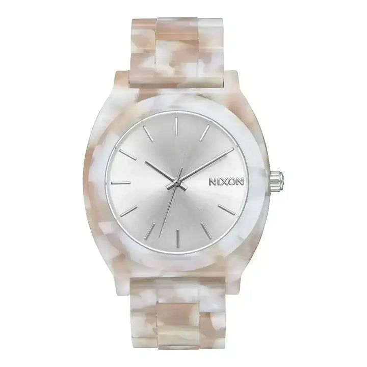 Nixon Time Teller Acetate Watch Pink / Silver 