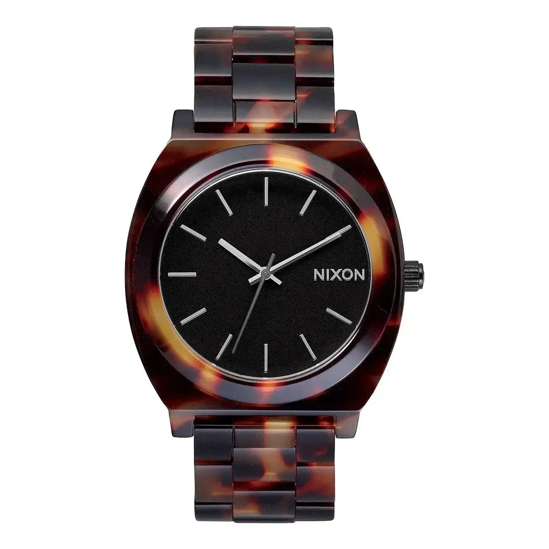 Nixon Time Teller Acetate Watch Tortoise 