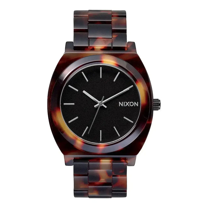Nixon Time Teller Acetate Watch Tortoise 
