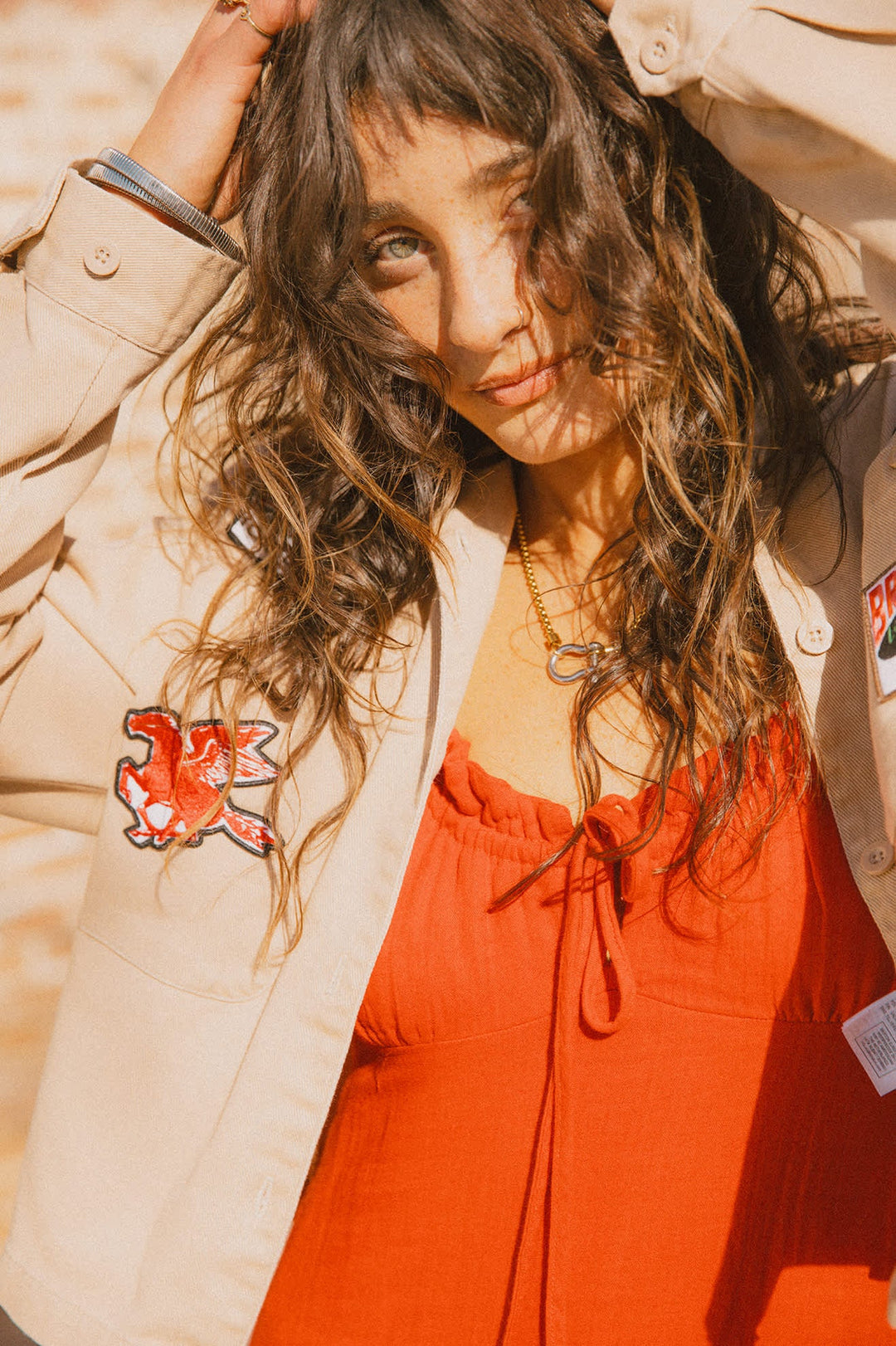 Brixton Utopia Patchwork Overshirt