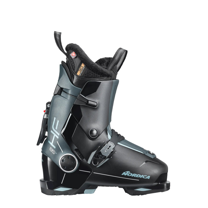 Nordica HF 85W GW Womens Ski Boots 2026 - Black / Green / Aquamarine / 23.5