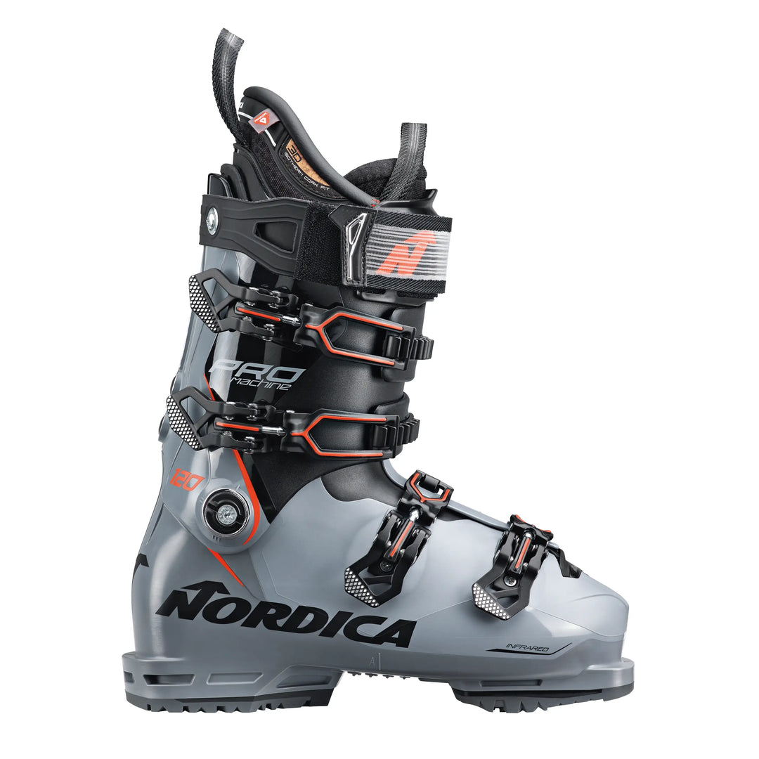 Nordica Pro Machine 120 GW Ski Boots 2026 - Grey / Black / Red / 26.5