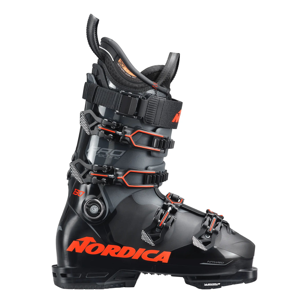 Nordica Pro Machine 130 GW Ski Boots 2026 - Black / Anthracite / Red / 26.5