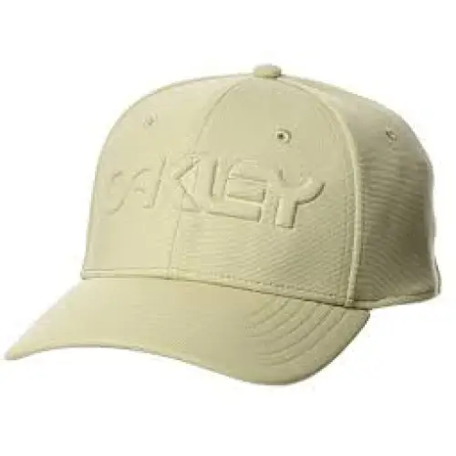 Oakley 6 Panel Stretch Hat Embossed Safari S / M 