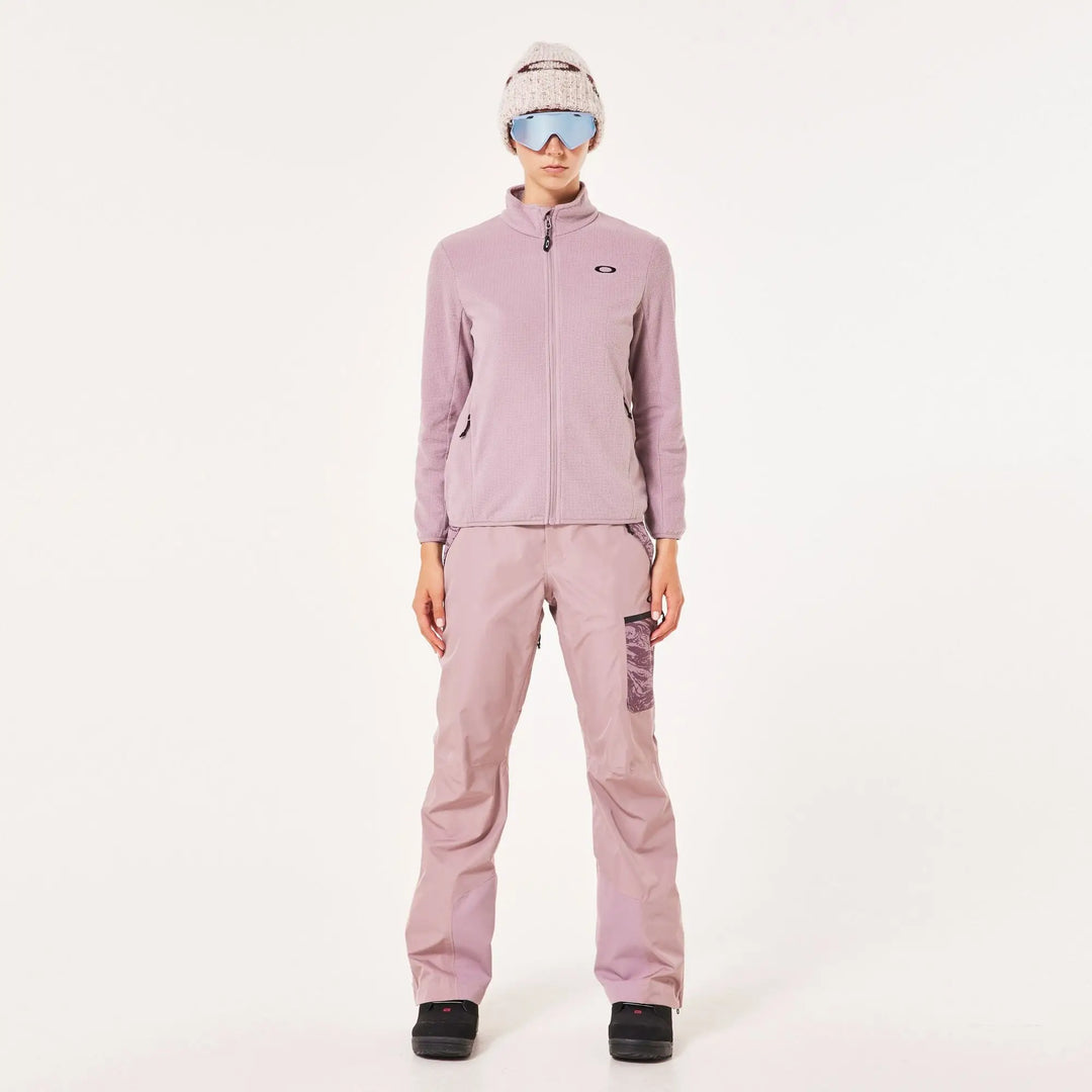 Oakley Womens Alpine Full Zip Sweatshirt Toadstool S 