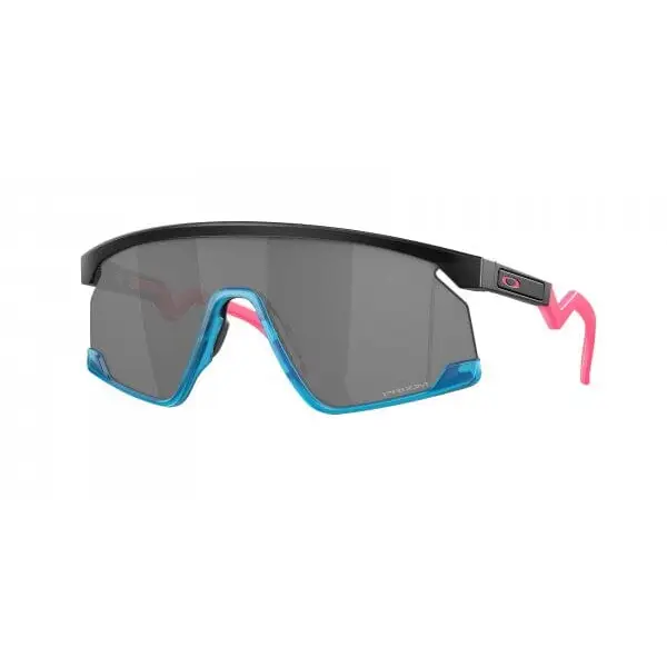 Oakley BXTR Sunglasses Matte Black Blue Pink / Prizm Black 