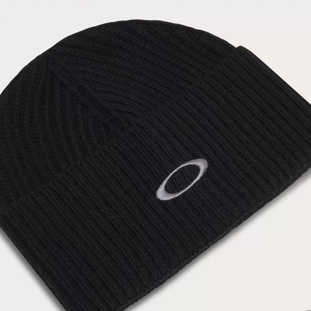 Oakley Ellipse Ribbed Beanie - Blackout