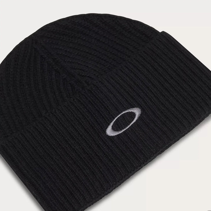 Oakley Ellipse Ribbed Beanie - Blackout
