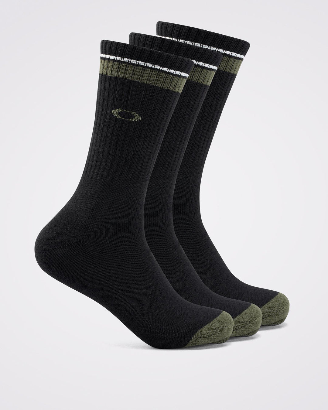 Oakley Essential 3 Pack Socks Blackout M 
