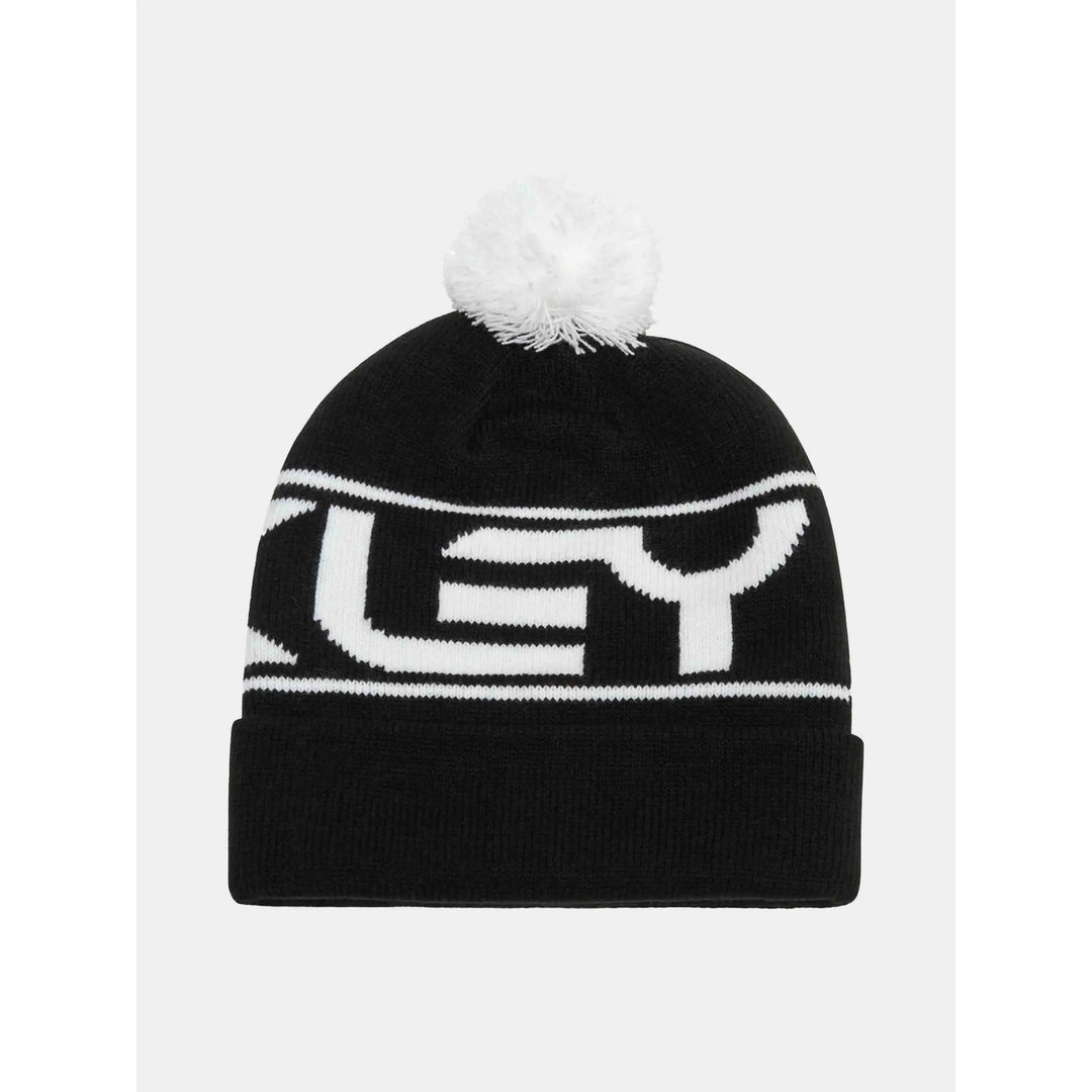 Oakley Factory Cuff Beanie - Black / White Logo