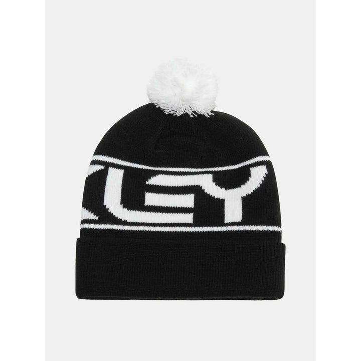 Oakley Factory Cuff Beanie - Black / White Logo