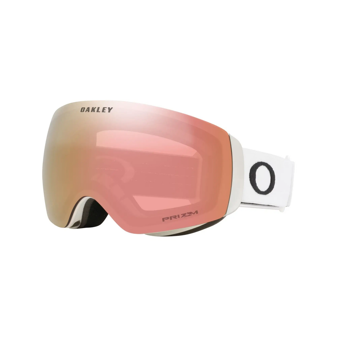 Oakley Flight Deck M Goggles 2024 Matte White / Prizm Rose Gold 