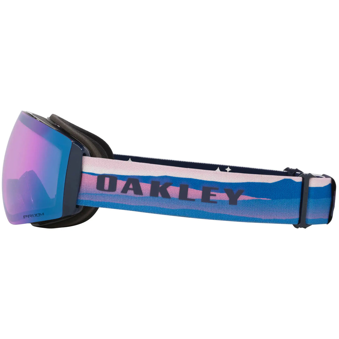 Oakley Flight Deck Pro M Mikaela Shiffrin Signature Series Snow Goggles - Prizm Snow Iced Iridium / Prizm Sapphire