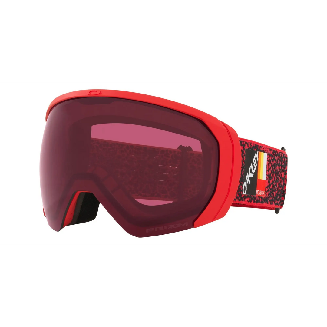 Oakley Flight Path XL Goggles 2022 Redline Crackle / Prizm Snow Dark Grey 
