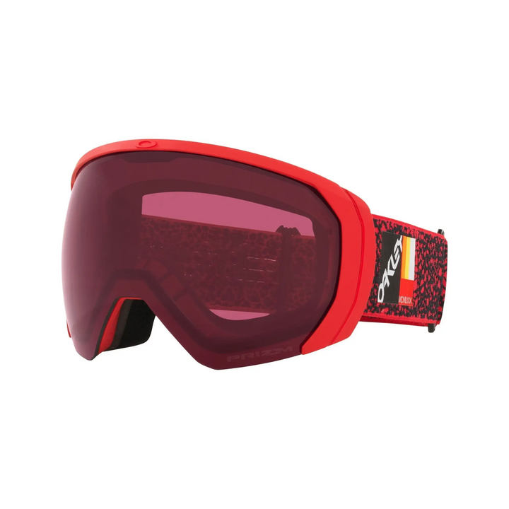 Oakley Flight Path XL Goggles 2022 Redline Crackle / Prizm Snow Dark Grey 