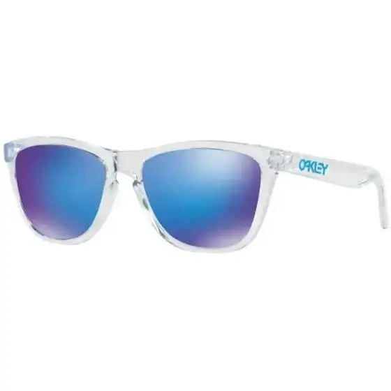 OAKLEY FROGSKINS SUNGLASSES CrystalClearPrizmSapphirePT 