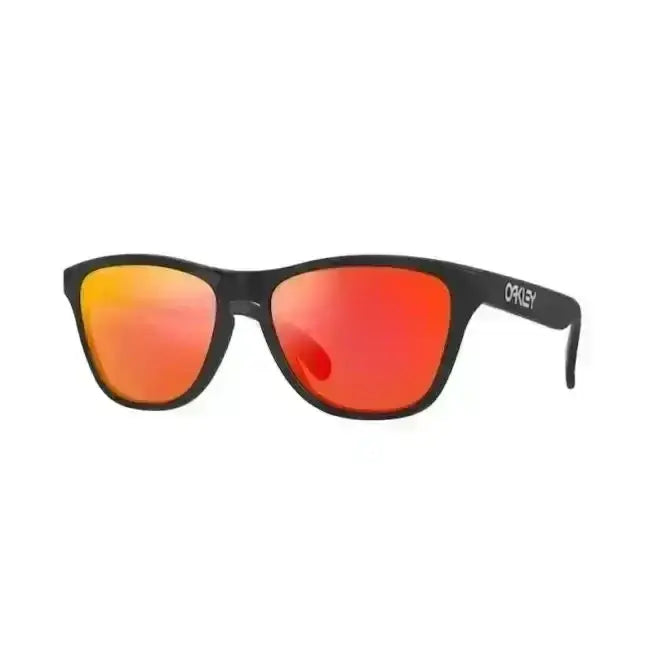Oakley Frogskins Sunglasses Matte Black / Prizm Bronze Ruby 