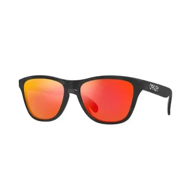 Oakley Frogskins Sunglasses Matte Black / Prizm Bronze Ruby 