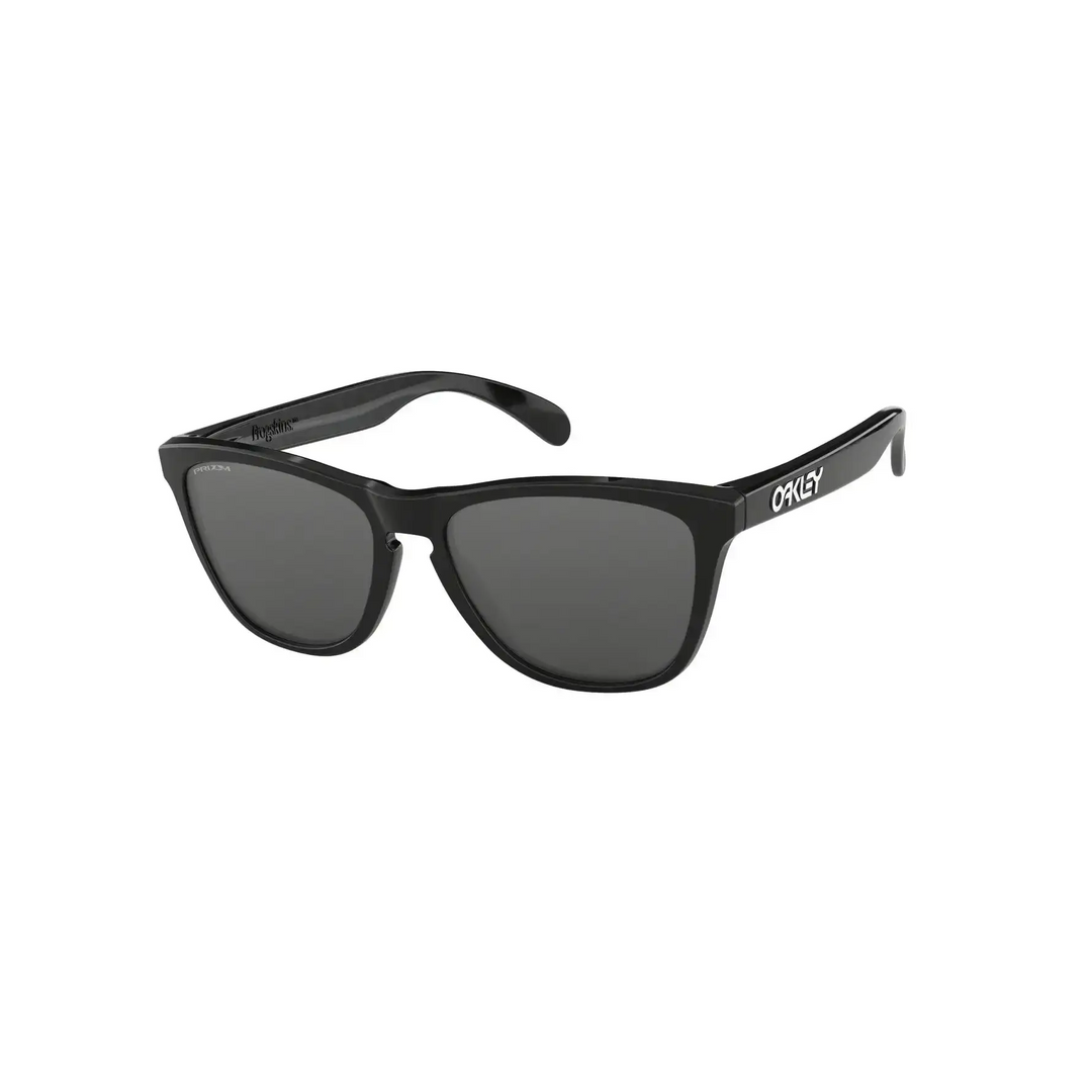 Oakley Frogskins Sunglasses - Polished Black / Prizm Black - ASUNGLASS