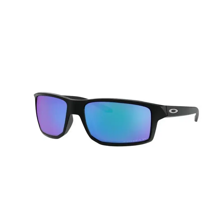 OAKLEY GIBSTON SUNGLASS Matte Black Prizm Sapphire Iridum Polarized 