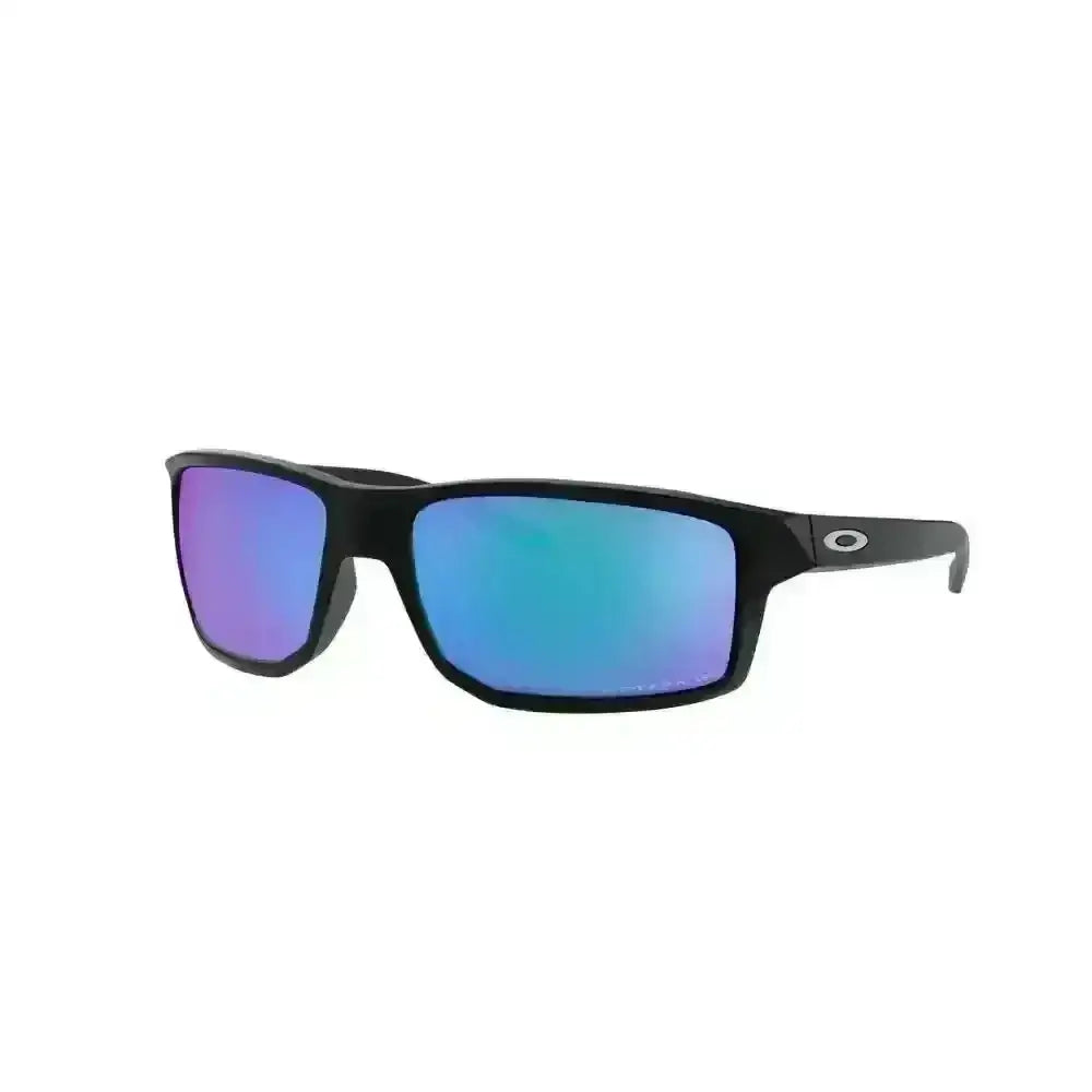 OAKLEY GIBSTON SUNGLASS Matte Black Prizm Sapphire Iridum Polarized 