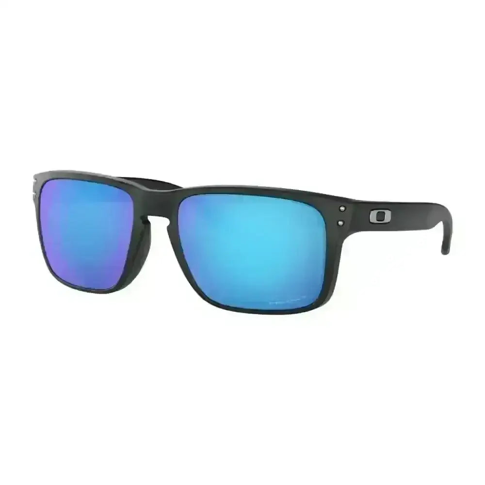 OAKLEY HOLBROOK POLARISED SUNGLASSES MatteBlackPrizmSapphirePol 