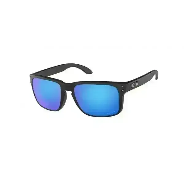 Oakley Holbrook Polarised Sunglasses Matte Black / Prizm Sapphire Iridium Polar 