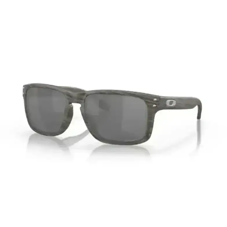 Oakley Holbrook Polarised Sunglasses Woodgrain / Prizm Black Polar 