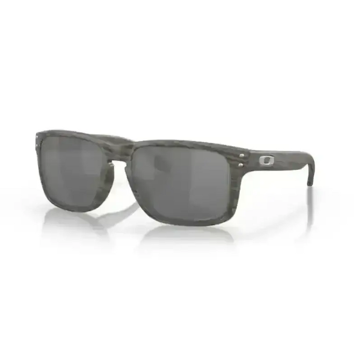 Oakley Holbrook Polarised Sunglasses Woodgrain / Prizm Black Polar 