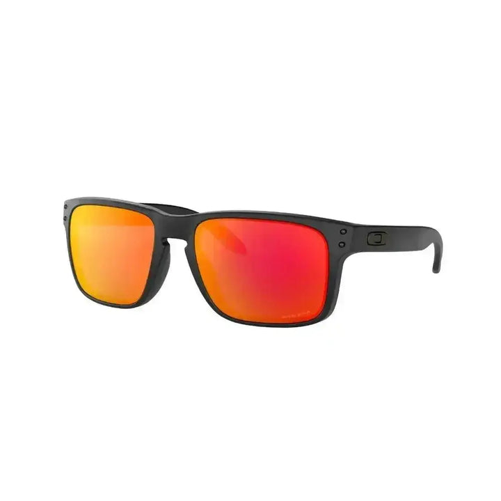 OAKLEY HOLBROOK SUNGLASSES Matte Black / Prizm Ruby 