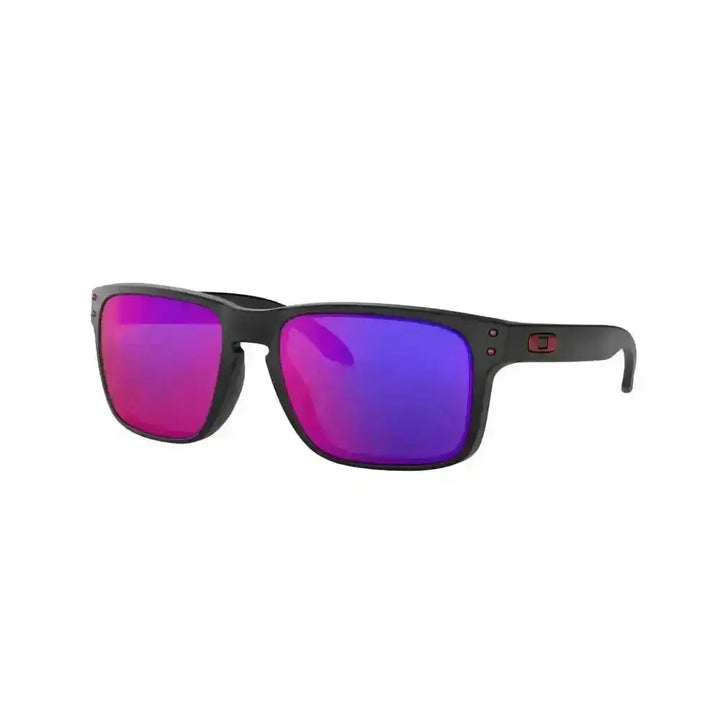 Oakley Holbrook Sunglasses Matte Black / Positive Red Iridium 