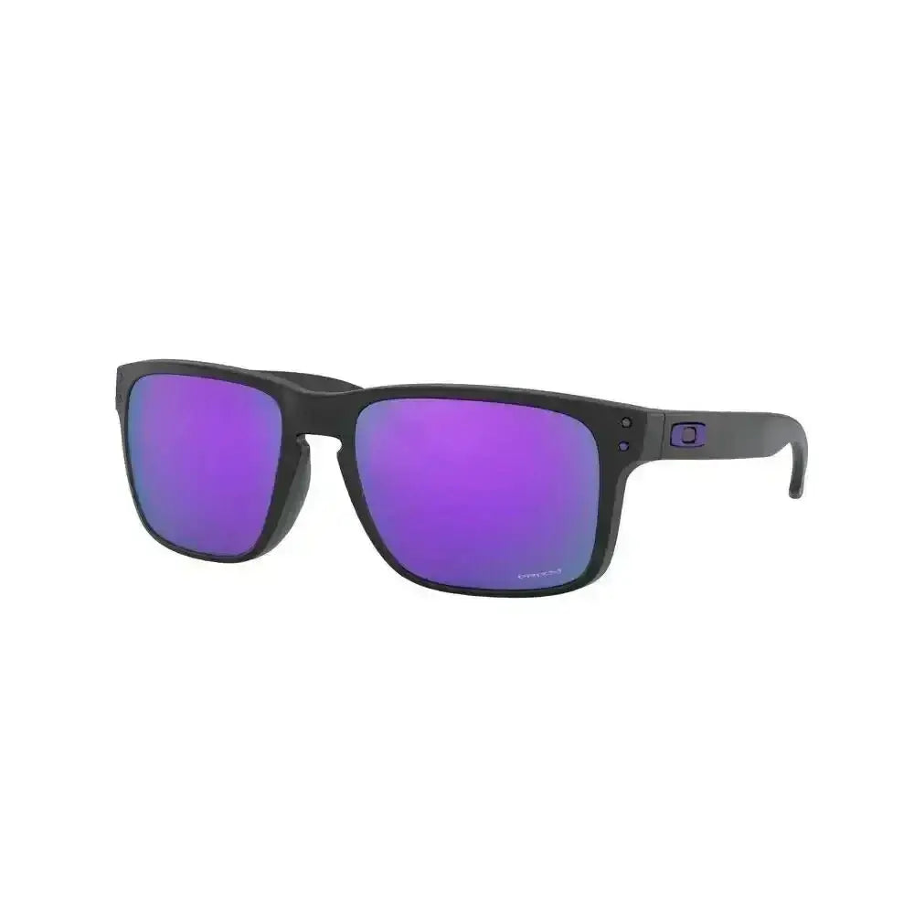 OAKLEY HOLBROOK SUNGLASSES Matte Black / Prizm Voilet 