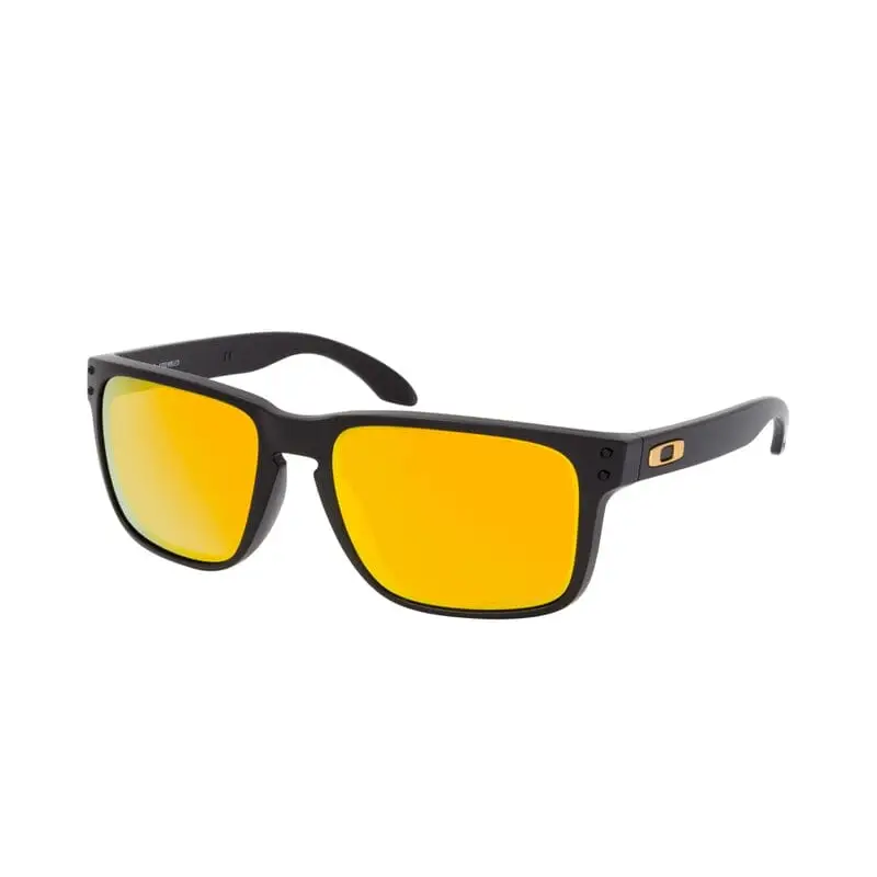 Oakley Holbrook XL Polarised Sunglasses Matte Black / Prizm 24K Polar 