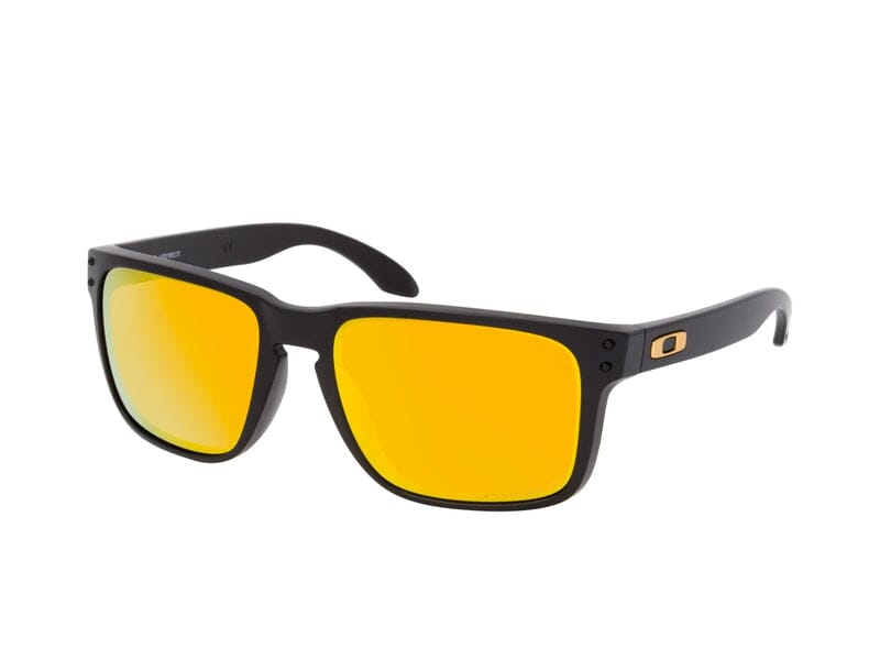 Oakley Holbrook XL Polarised Sunglasses Matte Black / Prizm 24K Polar 