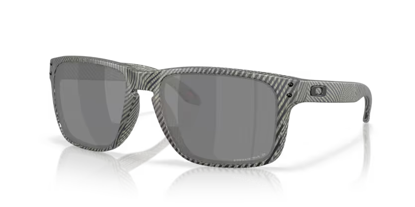 Oakley Holbrook XL Polarised Sunglasses Matte Grey Ink Fingerprint / Prizm Black Polar 